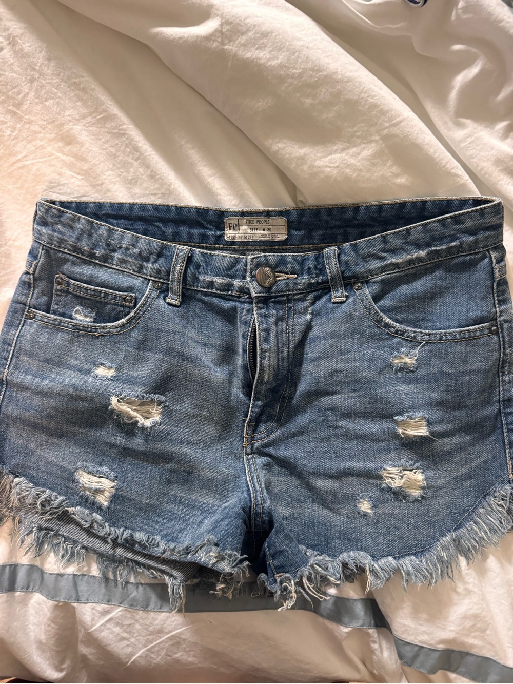 Free People Jean Shorts
